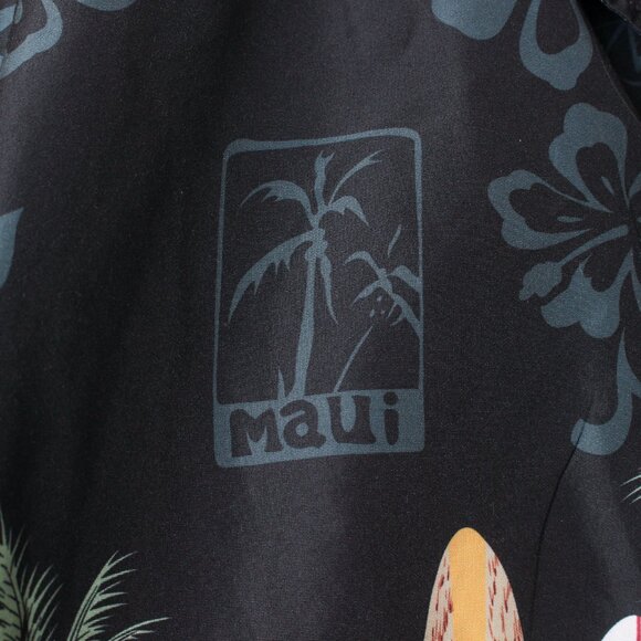 Hawaii Surf Shirt Men Medium Maui Short Sleeve - Picture 3 of 10